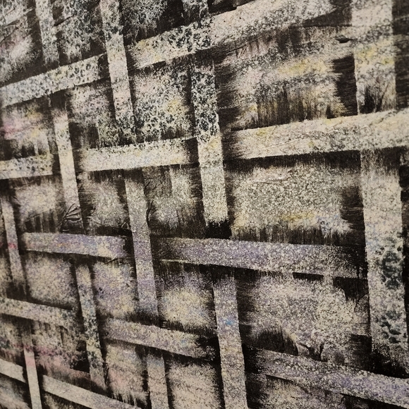 HANDCRAFTED Abstract Painting HANDPAINTED Illusion Art HANDMADE Wall Decor - Picture 12 of 16